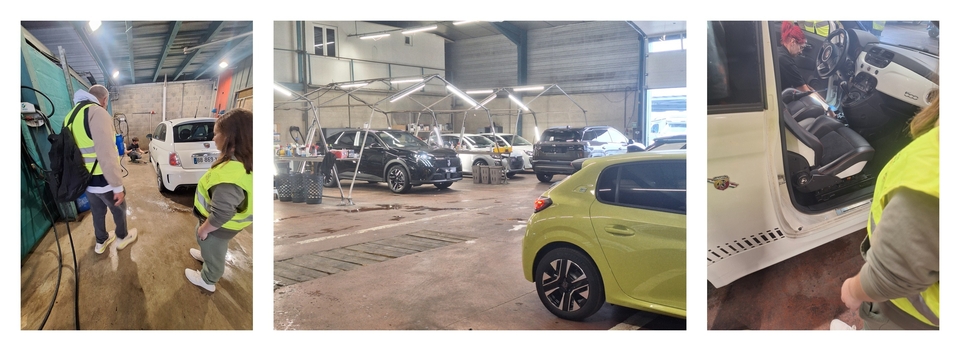 Les travailleurs de l’ESAT « Les Amandiers » à la rencontre des professionnels de RHODIS AUTO