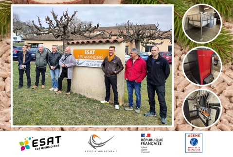 🔥♻️ Transition énergétique à l’ESAT Les Amandiers ! ♻️🔥